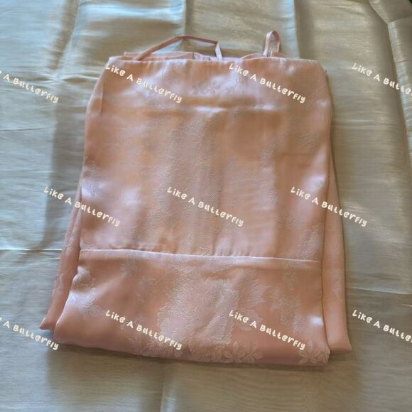 Reformation Frankie Silk Dress - Pink - Picture 8 of 13